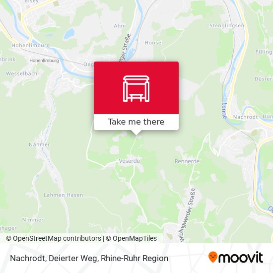 Nachrodt, Deierter Weg map