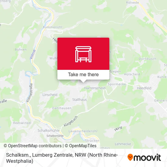 Schalksm., Lumberg Zentrale map