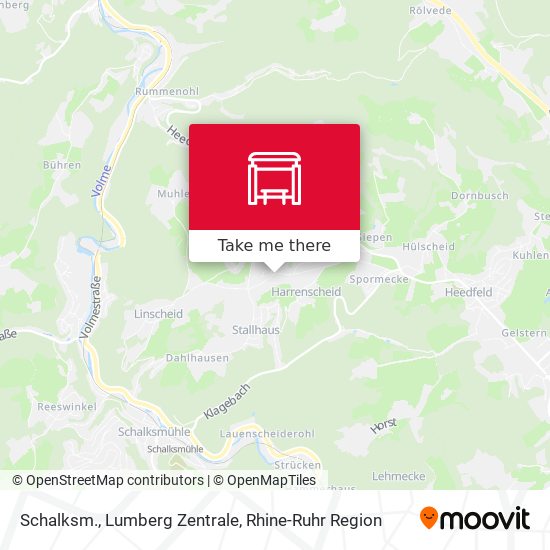 Schalksm., Lumberg Zentrale map