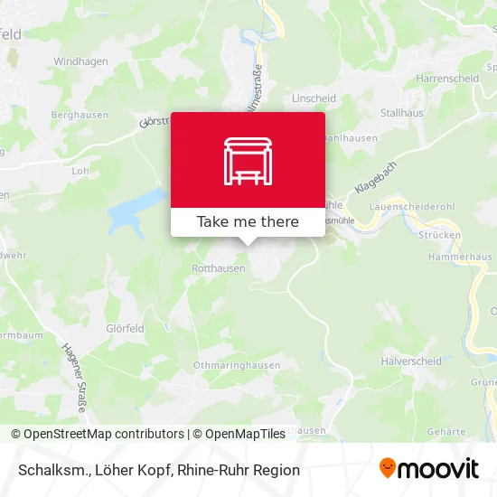 Карта Schalksm., Löher Kopf