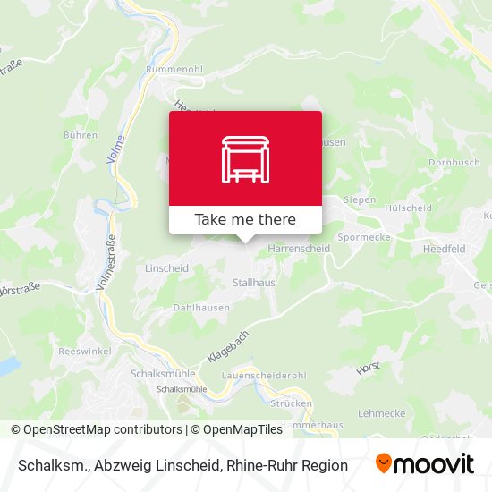 Schalksm., Abzweig Linscheid map
