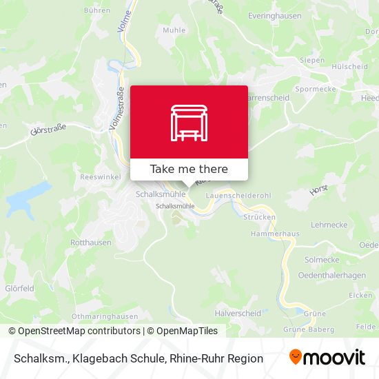 Schalksm., Klagebach Schule map