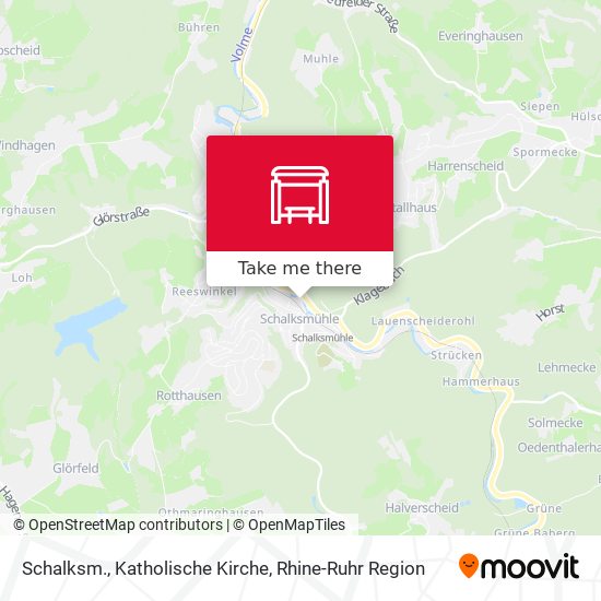 Schalksm., Katholische Kirche map