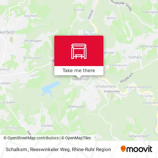 Карта Schalksm., Reeswinkeler Weg