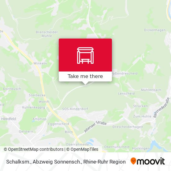 Schalksm., Abzweig Sonnensch. map