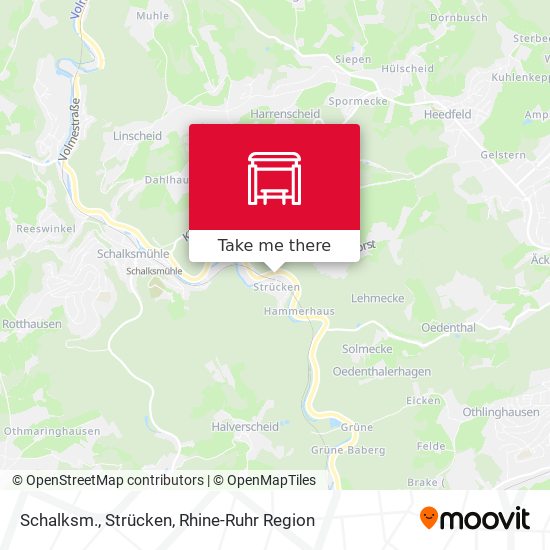 Карта Schalksm., Strücken