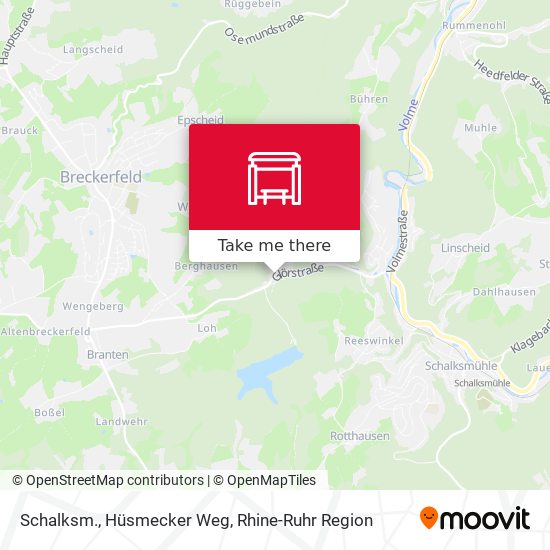 Schalksm., Hüsmecker Weg map