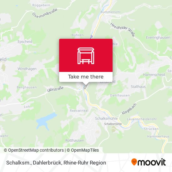Schalksm., Dahlerbrück map