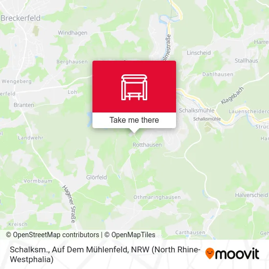 Карта Schalksm., Auf Dem Mühlenfeld