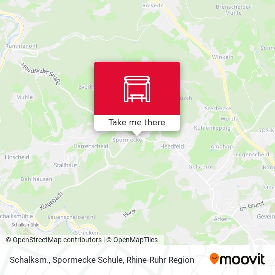 Schalksm., Spormecke Schule map