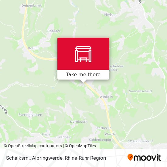 Карта Schalksm., Albringwerde