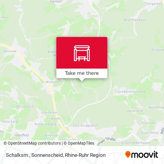 Schalksm., Sonnenscheid map