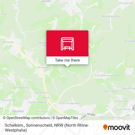Schalksm., Sonnenscheid map