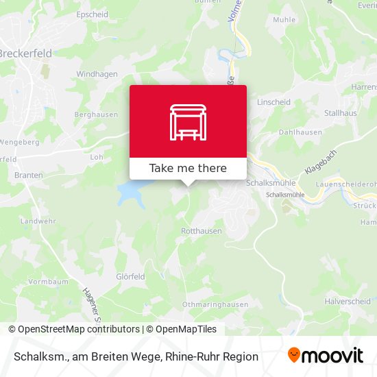 Schalksm., am Breiten Wege map