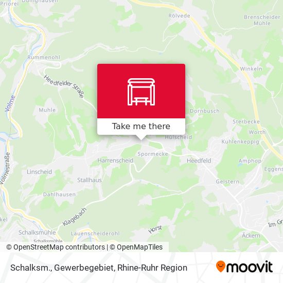 Schalksm., Gewerbegebiet map