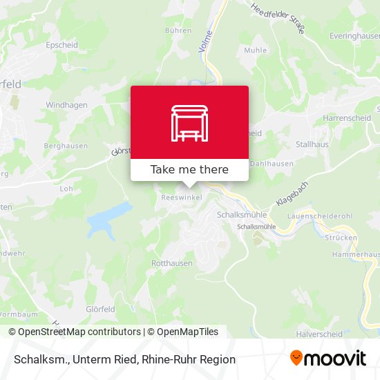 Карта Schalksm., Unterm Ried