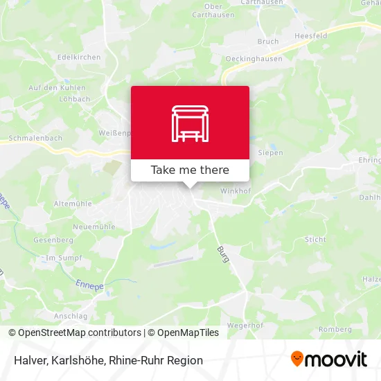 Карта Halver, Karlshöhe