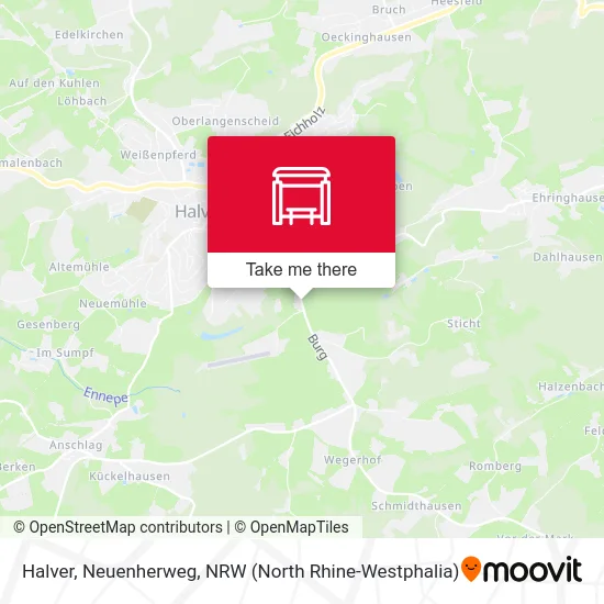 Halver, Neuenherweg map