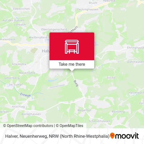 Halver, Neuenherweg map