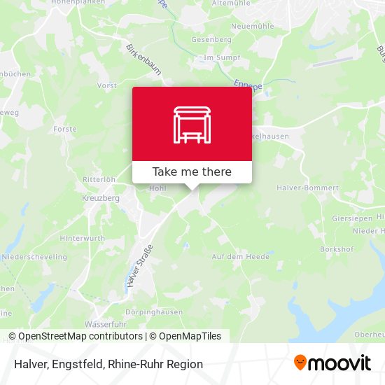 Карта Halver, Engstfeld