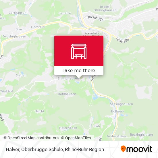 Halver, Oberbrügge Schule map