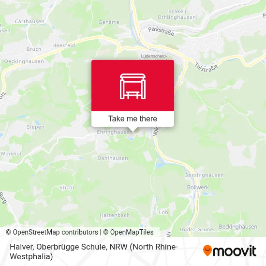 Halver, Oberbrügge Schule map