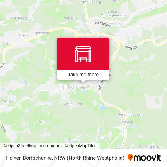 Карта Halver, Dorfschänke