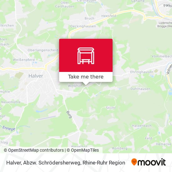 Halver, Abzw. Schrödersherweg map