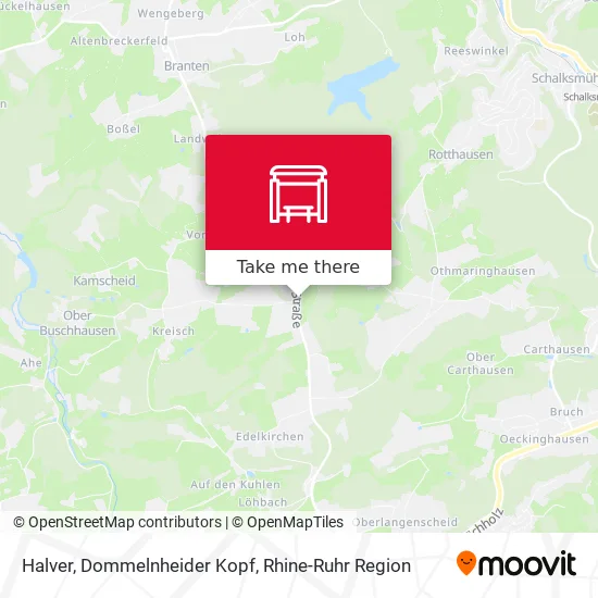 Карта Halver, Dommelnheider Kopf