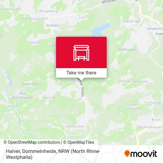 Карта Halver, Dommelnheide