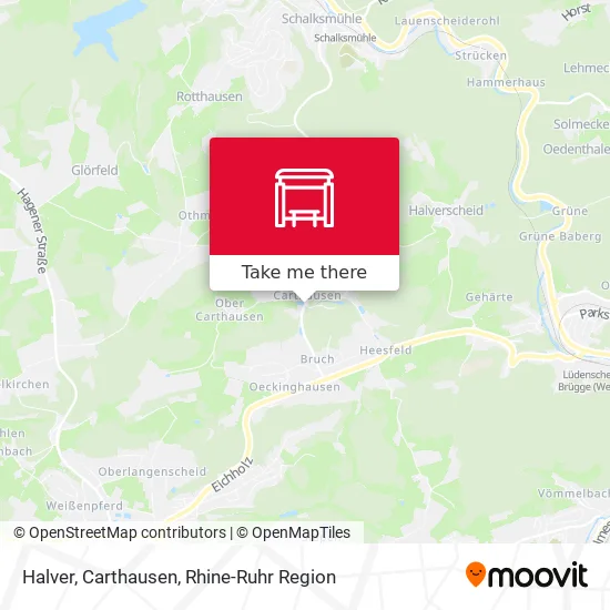 Карта Halver, Carthausen