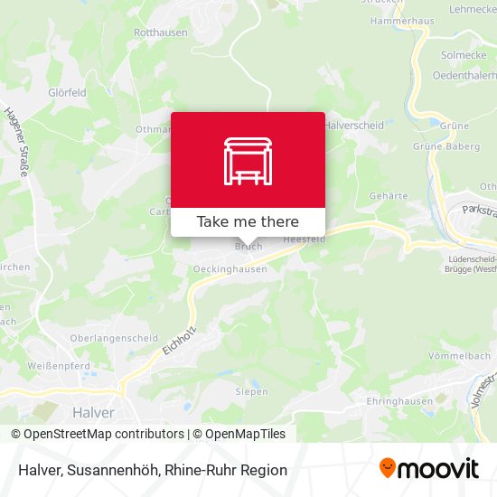 Halver, Susannenhöh map