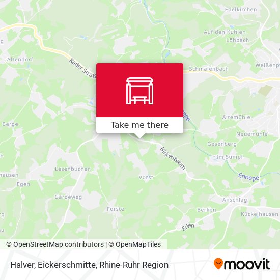 Карта Halver, Eickerschmitte