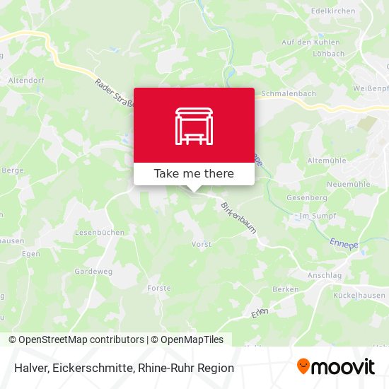 Halver, Eickerschmitte map