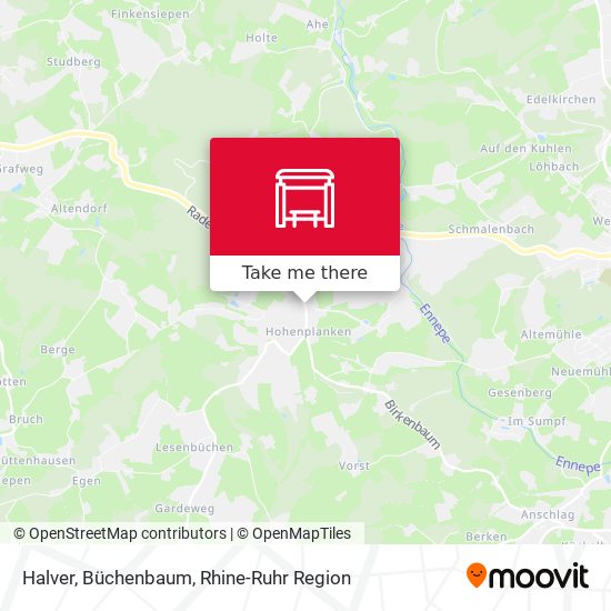 Halver, Büchenbaum map