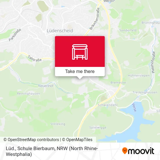 Lüd., Schule Bierbaum map