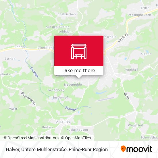 Halver, Untere Mühlenstraße map