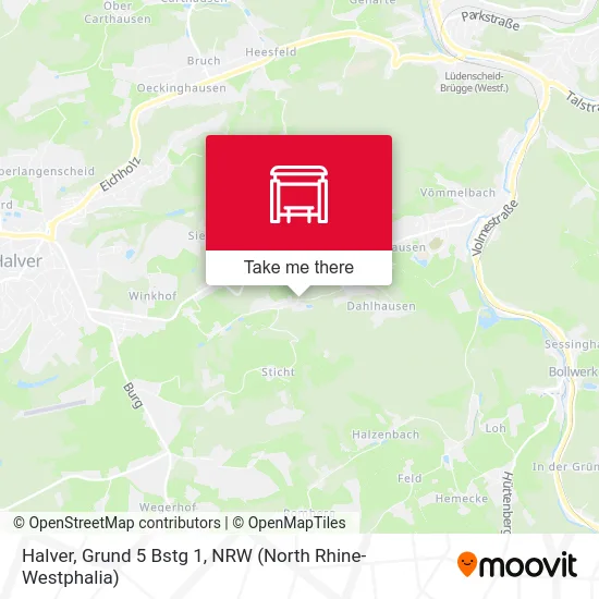 Halver, Grund 5 Bstg 1 map