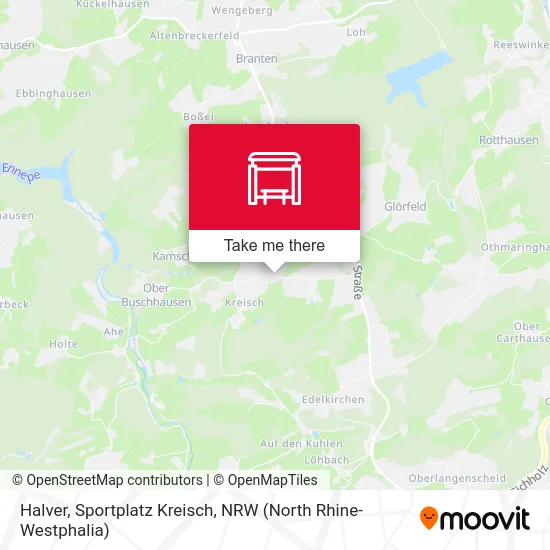 Halver, Sportplatz Kreisch map