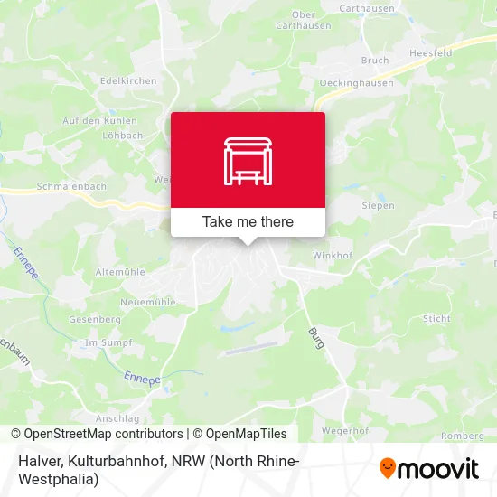 Halver, Kulturbahnhof map