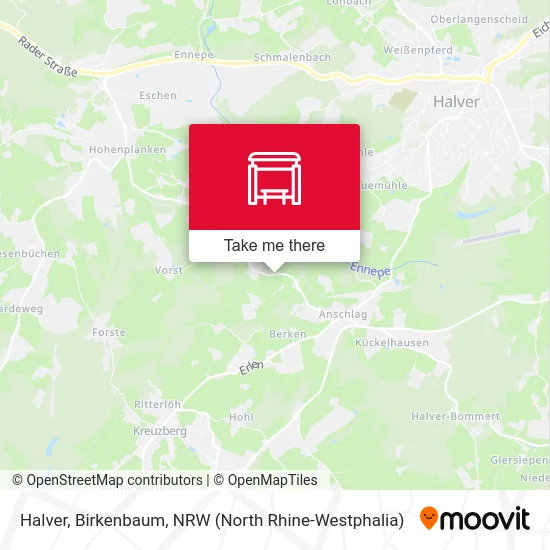 Карта Halver, Birkenbaum