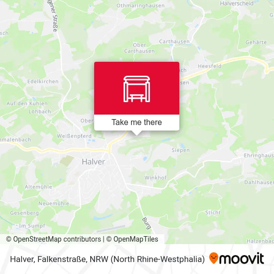 Halver, Falkenstraße map