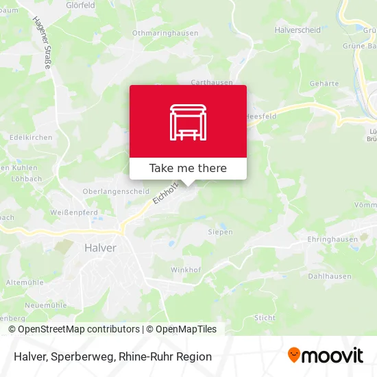 Карта Halver, Sperberweg
