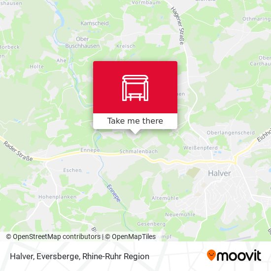 Карта Halver, Eversberge