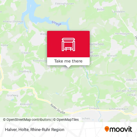 Карта Halver, Holte