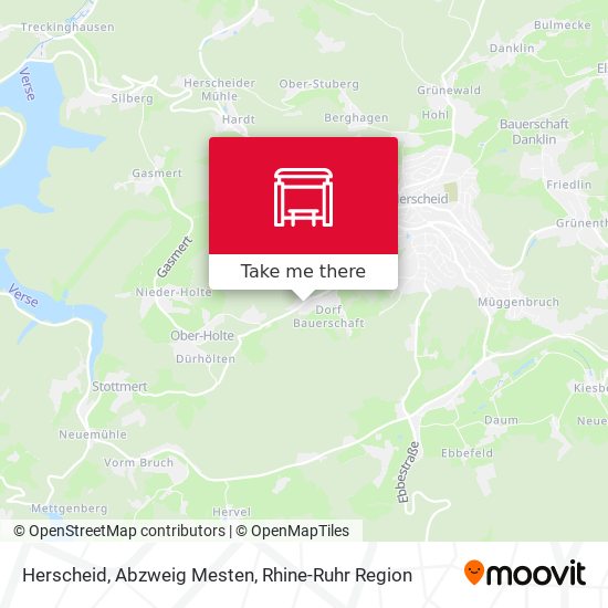 Herscheid, Abzweig Mesten map