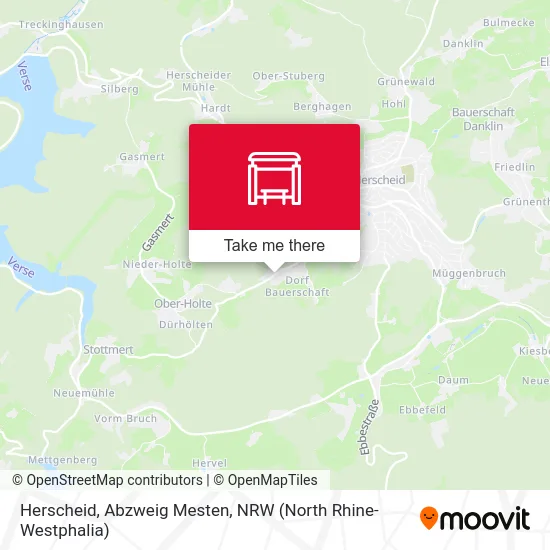 Herscheid, Abzweig Mesten map