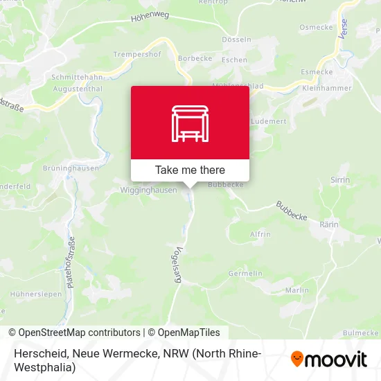 Herscheid, Neue Wermecke map