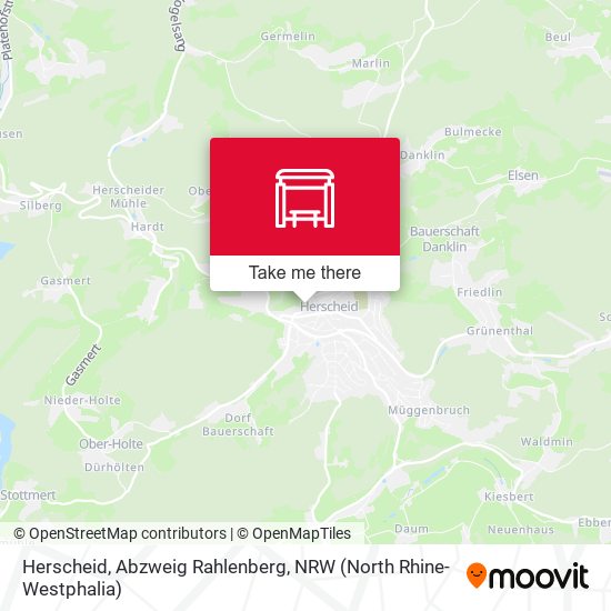 Herscheid, Abzweig Rahlenberg map
