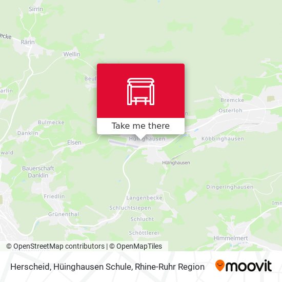 Herscheid, Hüinghausen Schule map